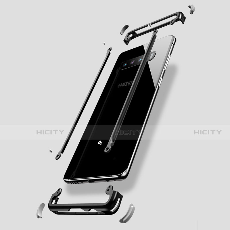 Funda Bumper Lujo Marco de Aluminio Carcasa T01 para Samsung Galaxy S10 Plus