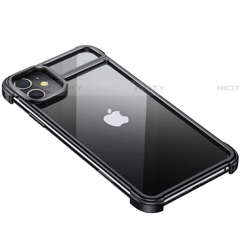 Funda Bumper Lujo Marco de Aluminio Carcasa T02 para Apple iPhone 11