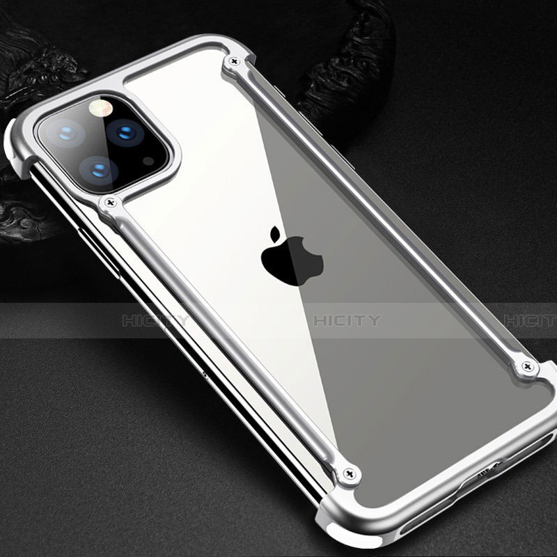 Funda Bumper Lujo Marco de Aluminio Carcasa T02 para Apple iPhone 11 Pro