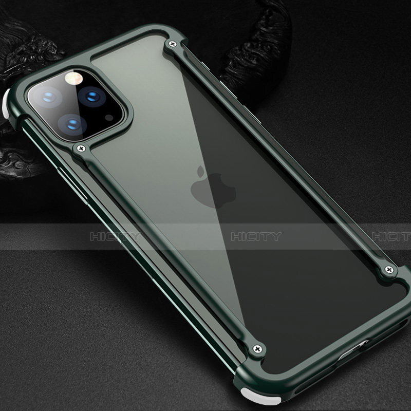 Funda Bumper Lujo Marco de Aluminio Carcasa T02 para Apple iPhone 11 Pro