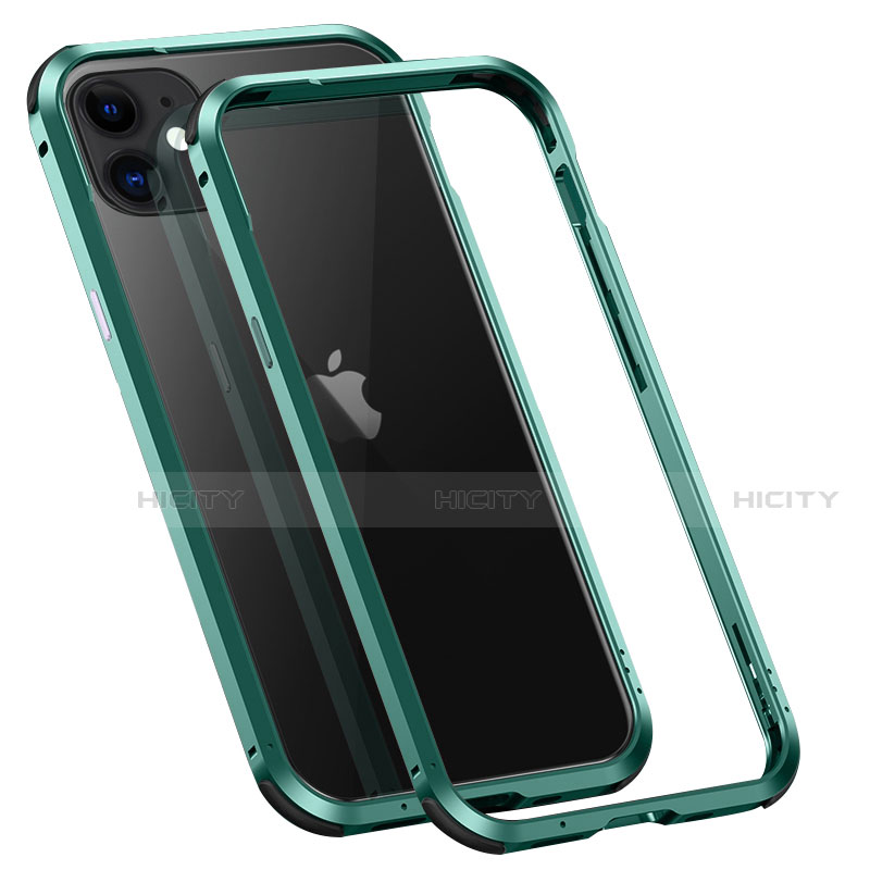 Funda Bumper Lujo Marco de Aluminio Carcasa T02 para Apple iPhone 12 Mini