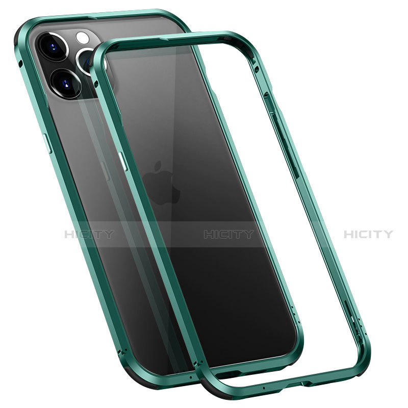 Funda Bumper Lujo Marco de Aluminio Carcasa T02 para Apple iPhone 12 Pro