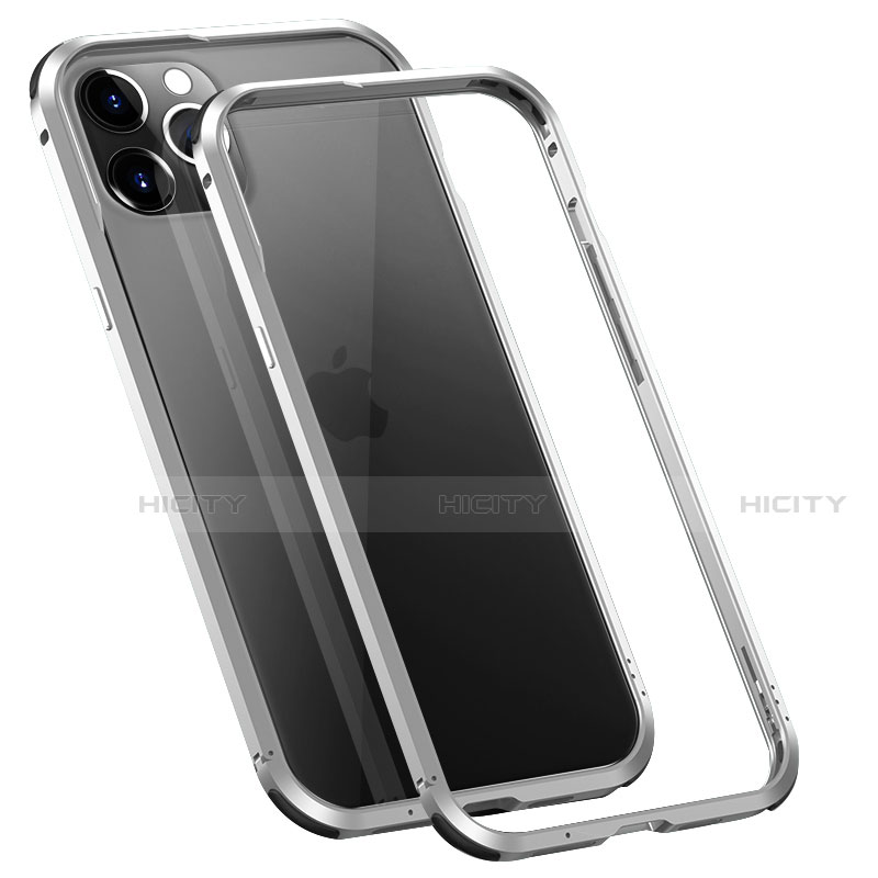 Funda Bumper Lujo Marco de Aluminio Carcasa T02 para Apple iPhone 12 Pro Max