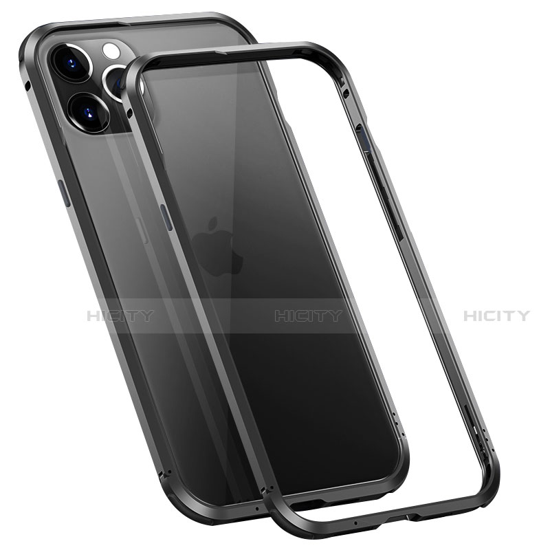 Funda Bumper Lujo Marco de Aluminio Carcasa T02 para Apple iPhone 12 Pro Max