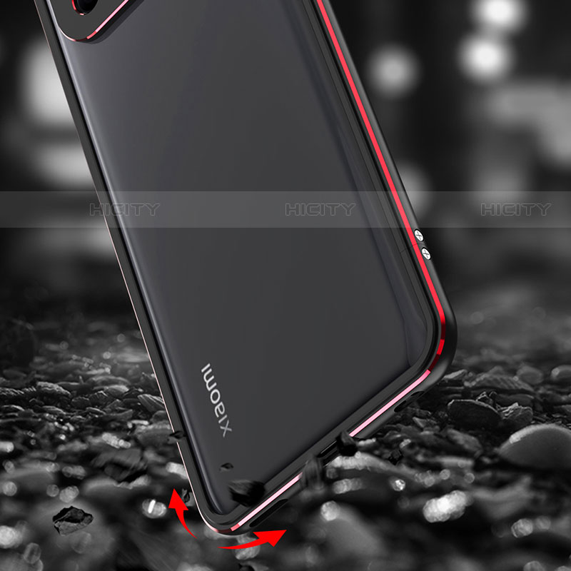 Funda Bumper Lujo Marco de Aluminio Carcasa T02 para Xiaomi Mi 11 5G