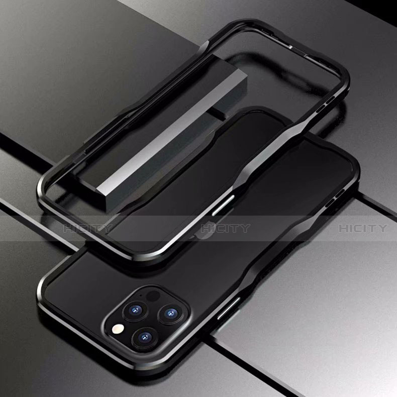 Funda Bumper Lujo Marco de Aluminio Carcasa T03 para Apple iPhone 12 Pro