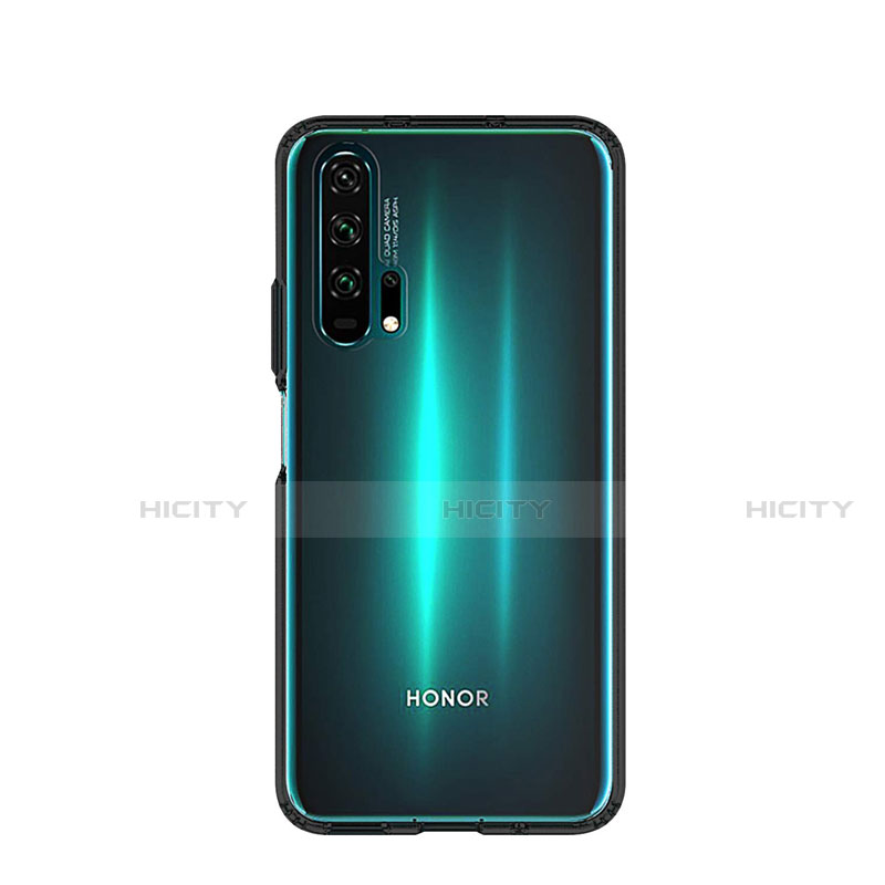 Funda Bumper Lujo Marco de Aluminio Espejo 360 Grados Carcasa K01 para Huawei Honor 20 Pro Negro