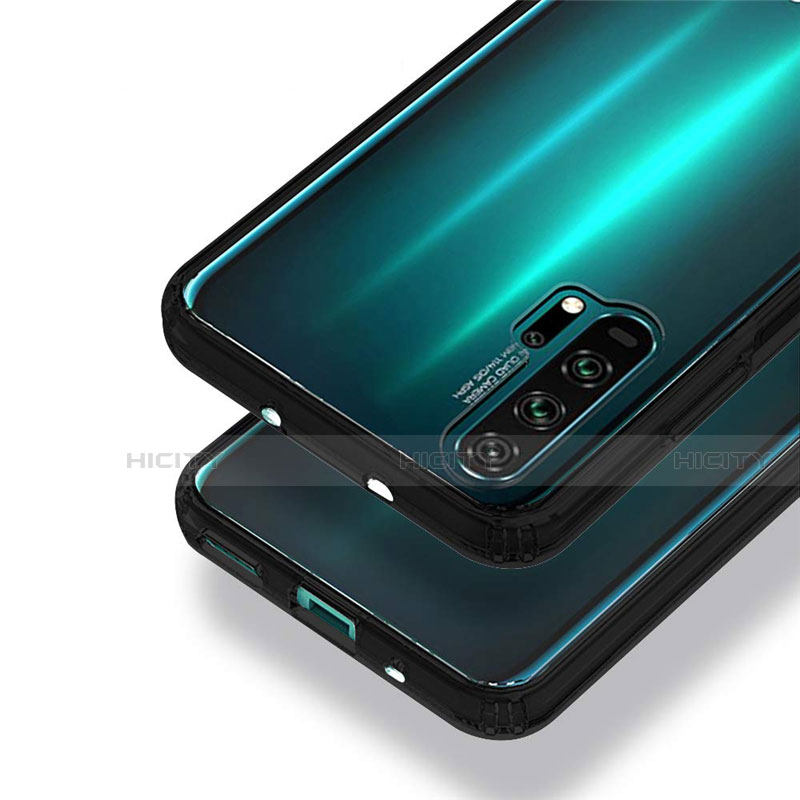 Funda Bumper Lujo Marco de Aluminio Espejo 360 Grados Carcasa K01 para Huawei Honor 20 Pro Negro