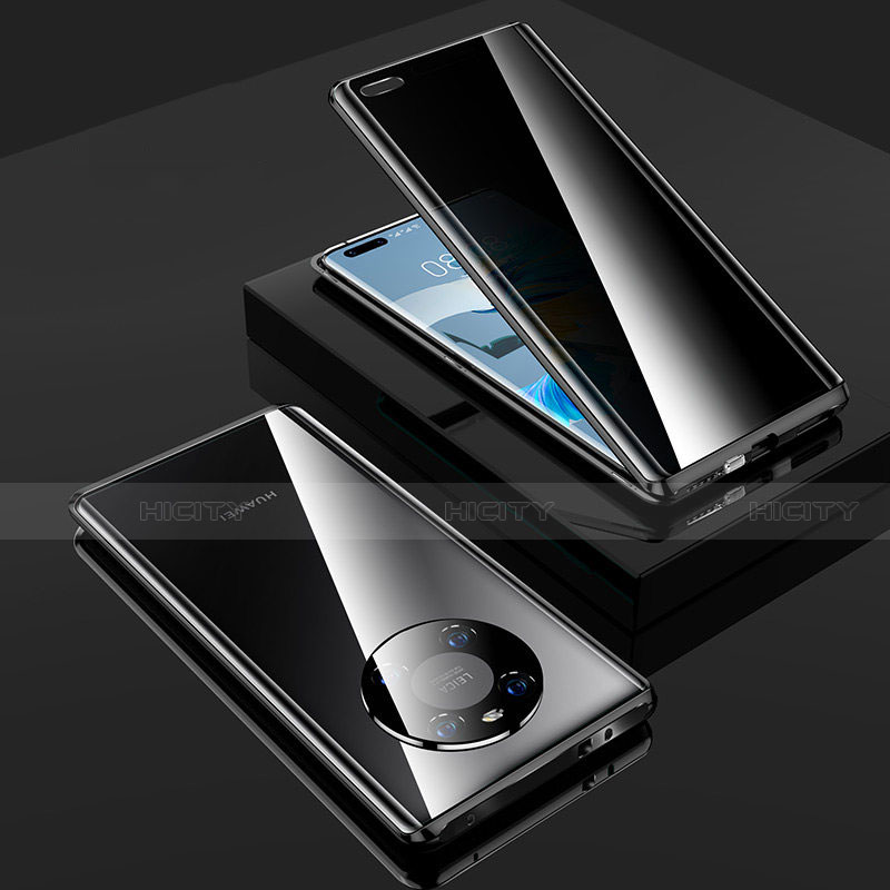 Funda Bumper Lujo Marco de Aluminio Espejo 360 Grados Carcasa K01 para Huawei Mate 40E Pro 4G
