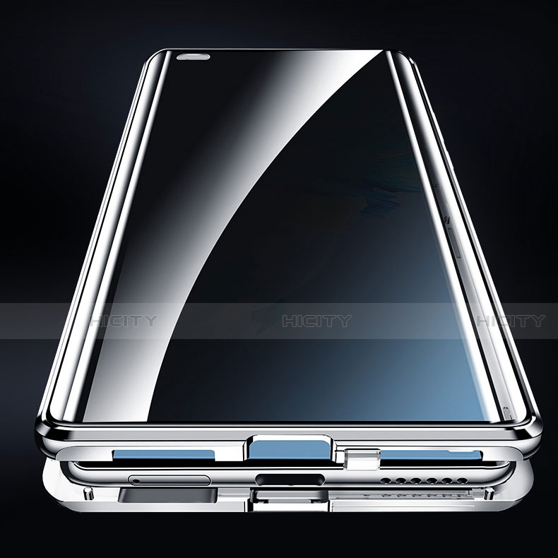 Funda Bumper Lujo Marco de Aluminio Espejo 360 Grados Carcasa K01 para Huawei Mate 40E Pro 5G