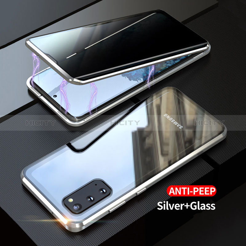 Funda Bumper Lujo Marco de Aluminio Espejo 360 Grados Carcasa LK1 para Samsung Galaxy S20 5G