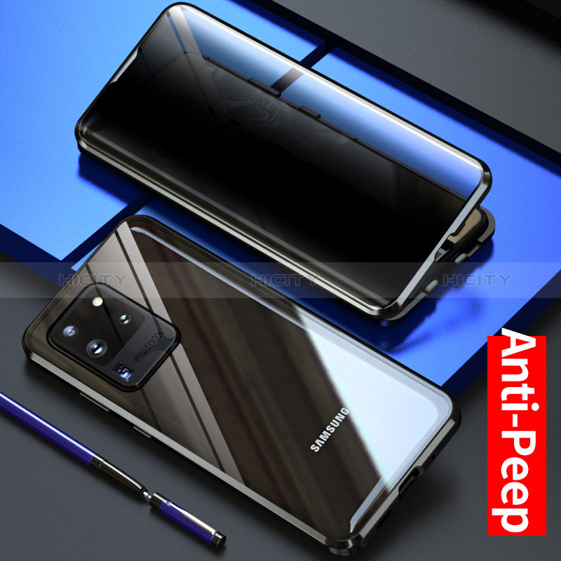 Funda Bumper Lujo Marco de Aluminio Espejo 360 Grados Carcasa LK1 para Samsung Galaxy S20 Ultra 5G