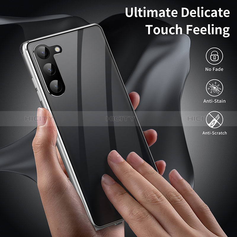 Funda Bumper Lujo Marco de Aluminio Espejo 360 Grados Carcasa LK1 para Samsung Galaxy S23 5G