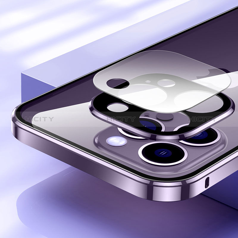 Funda Bumper Lujo Marco de Aluminio Espejo 360 Grados Carcasa LK2 para Apple iPhone 14