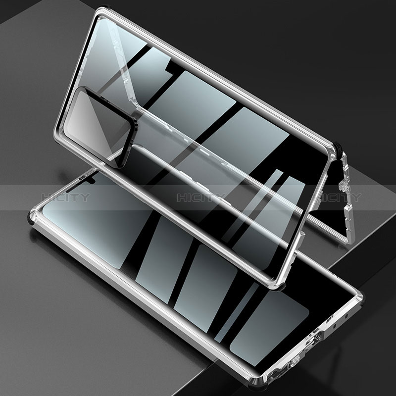 Funda Bumper Lujo Marco de Aluminio Espejo 360 Grados Carcasa LK2 para Samsung Galaxy Note 20 Ultra 5G