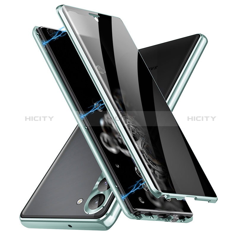 Funda Bumper Lujo Marco de Aluminio Espejo 360 Grados Carcasa LK2 para Samsung Galaxy S22 5G