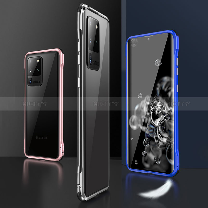 Funda Bumper Lujo Marco de Aluminio Espejo 360 Grados Carcasa LK3 para Samsung Galaxy S20 Plus 5G
