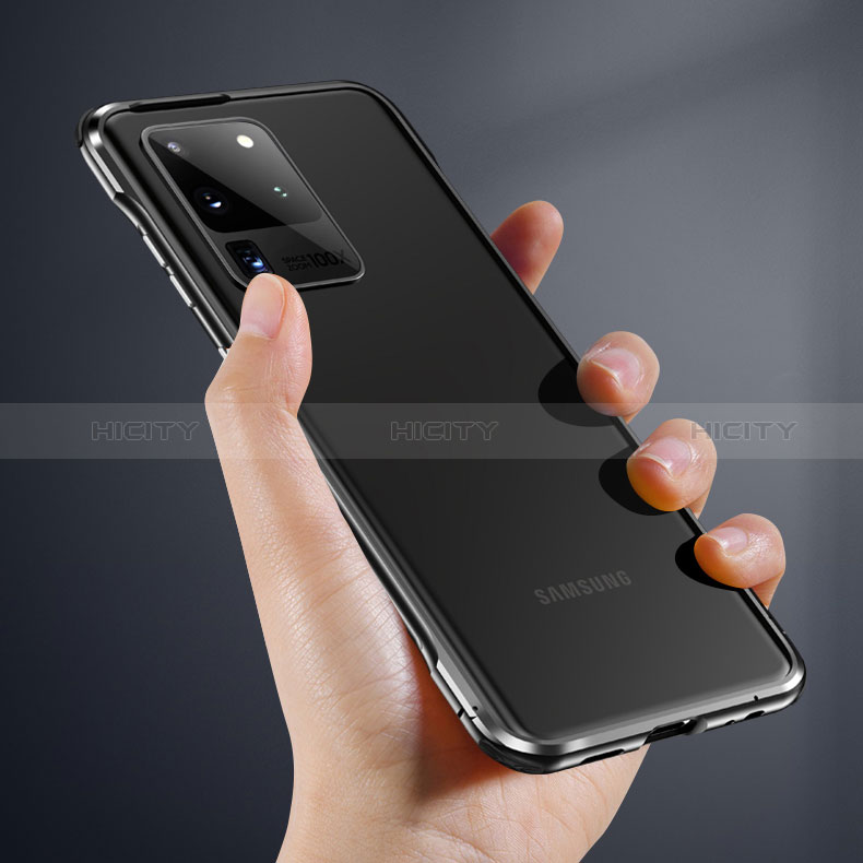 Funda Bumper Lujo Marco de Aluminio Espejo 360 Grados Carcasa LK3 para Samsung Galaxy S20 Ultra