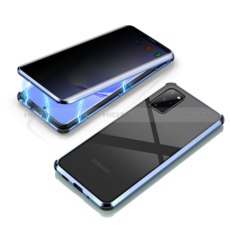 Funda Bumper Lujo Marco de Aluminio Espejo 360 Grados Carcasa LK4 para Samsung Galaxy S20 Plus 5G