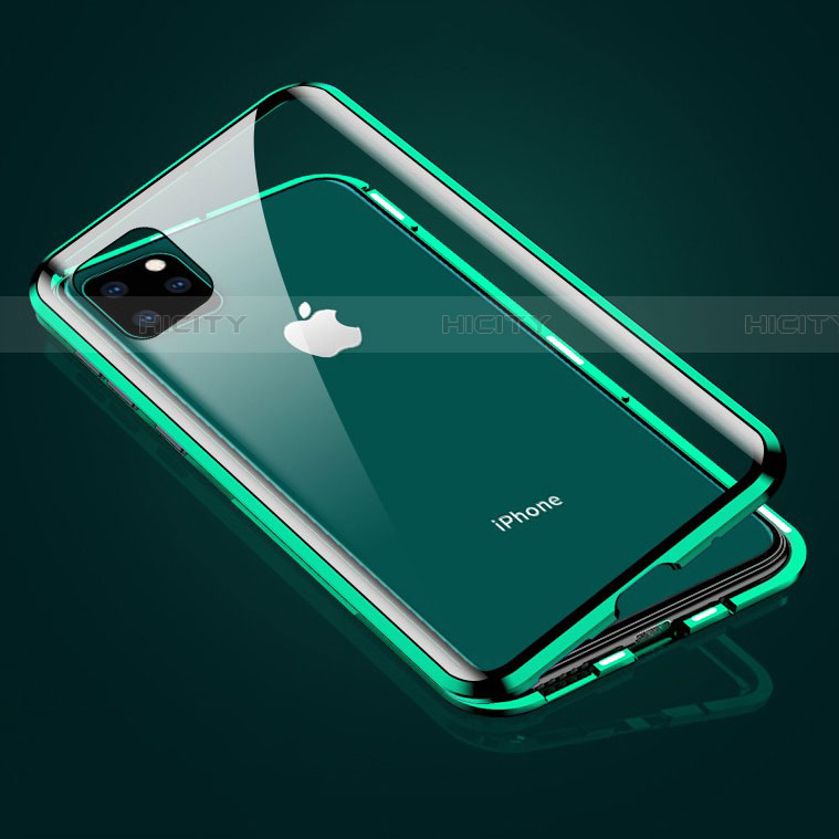 Funda Bumper Lujo Marco de Aluminio Espejo 360 Grados Carcasa M01 para Apple iPhone 11 Pro Max