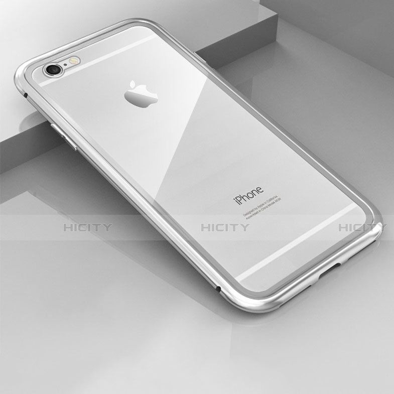 Funda Bumper Lujo Marco de Aluminio Espejo 360 Grados Carcasa M01 para Apple iPhone 6