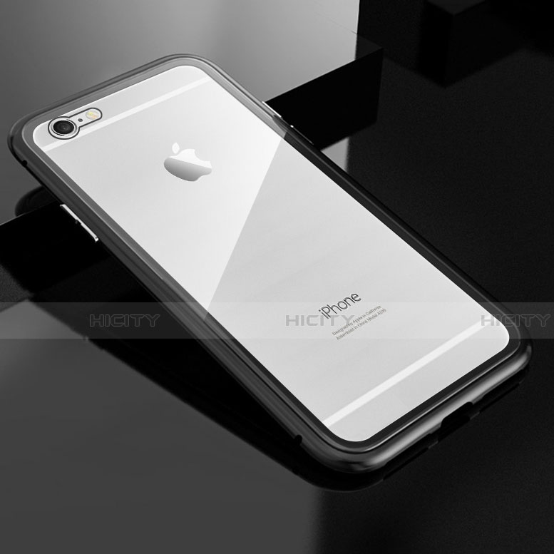 Funda Bumper Lujo Marco de Aluminio Espejo 360 Grados Carcasa M01 para Apple iPhone 6S