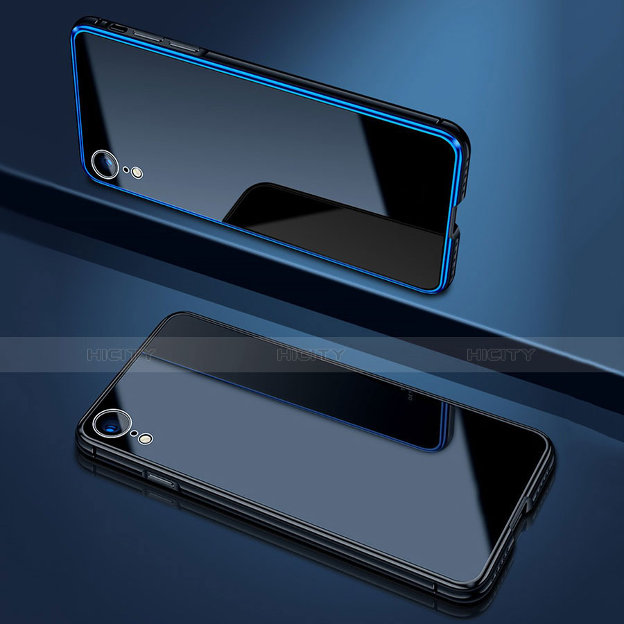 Funda Bumper Lujo Marco de Aluminio Espejo 360 Grados Carcasa M01 para Apple iPhone XR