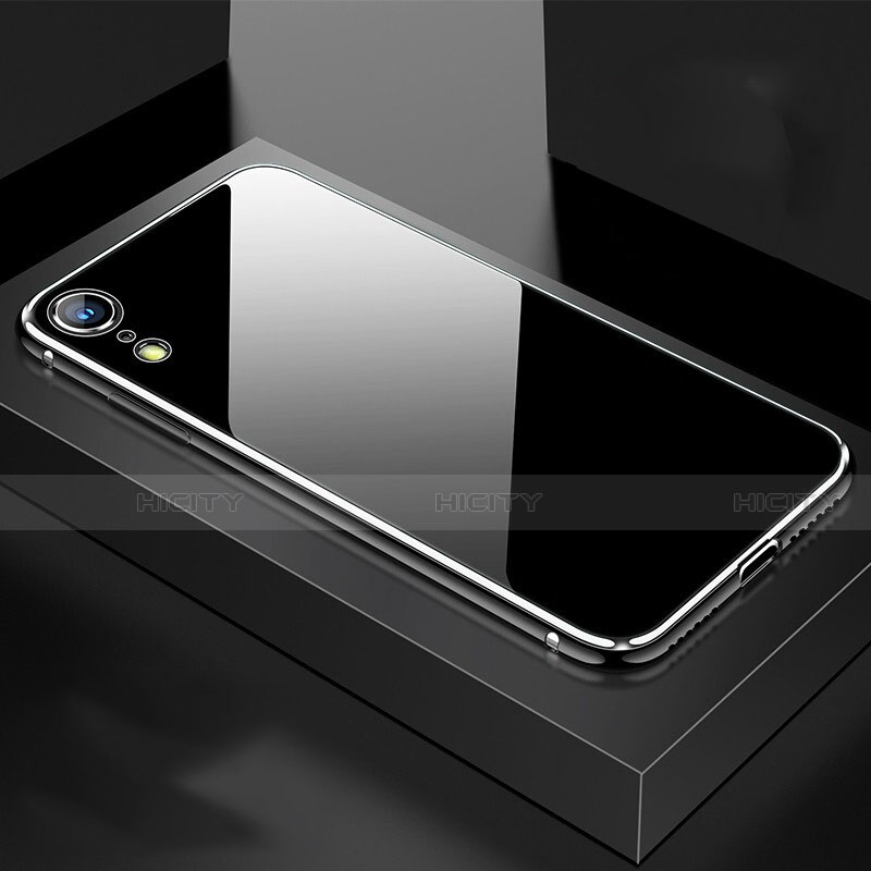 Funda Bumper Lujo Marco de Aluminio Espejo 360 Grados Carcasa M01 para Apple iPhone XR