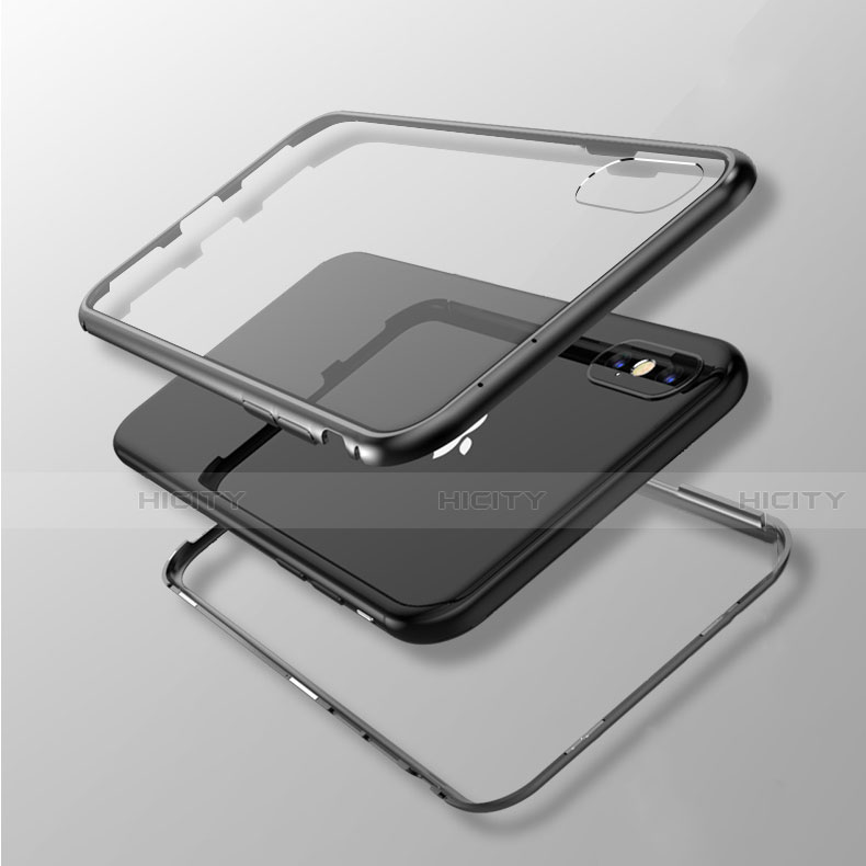 Funda Bumper Lujo Marco de Aluminio Espejo 360 Grados Carcasa M01 para Apple iPhone Xs Max