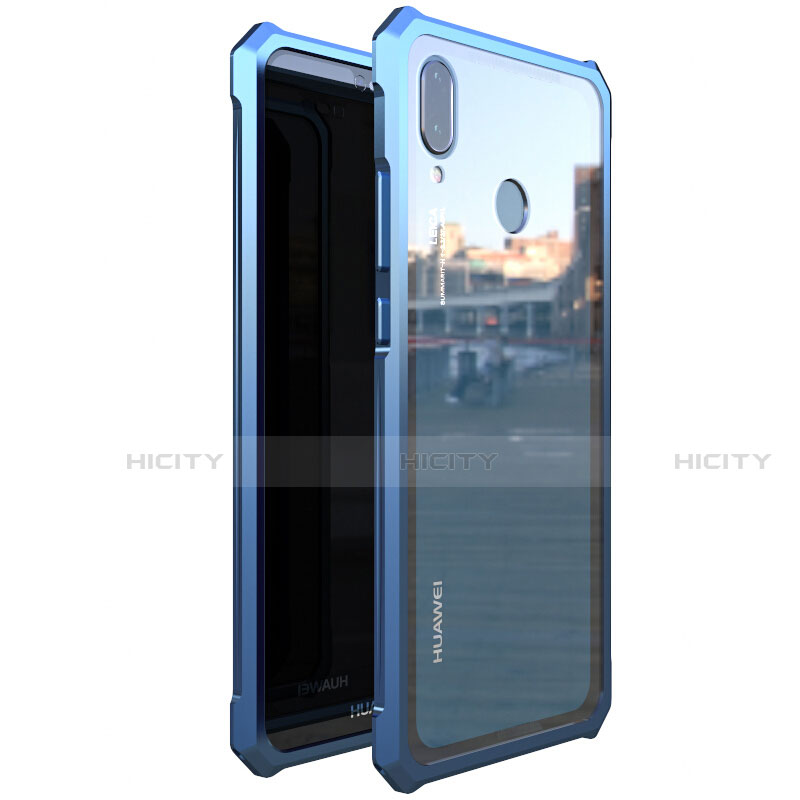 Funda Bumper Lujo Marco de Aluminio Espejo 360 Grados Carcasa M01 para Huawei Nova 3e