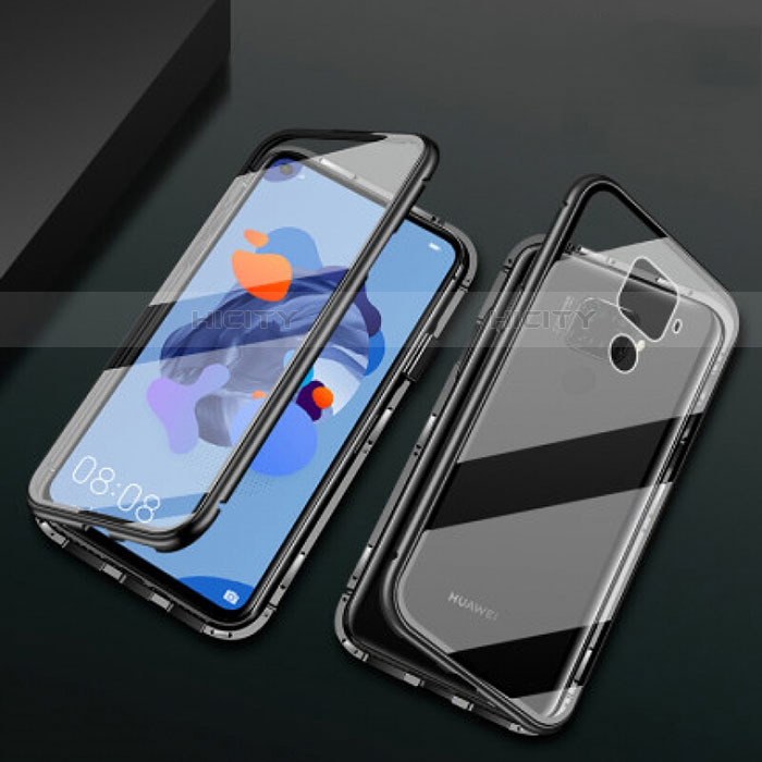 Funda Bumper Lujo Marco de Aluminio Espejo 360 Grados Carcasa M01 para Huawei Nova 5i Pro