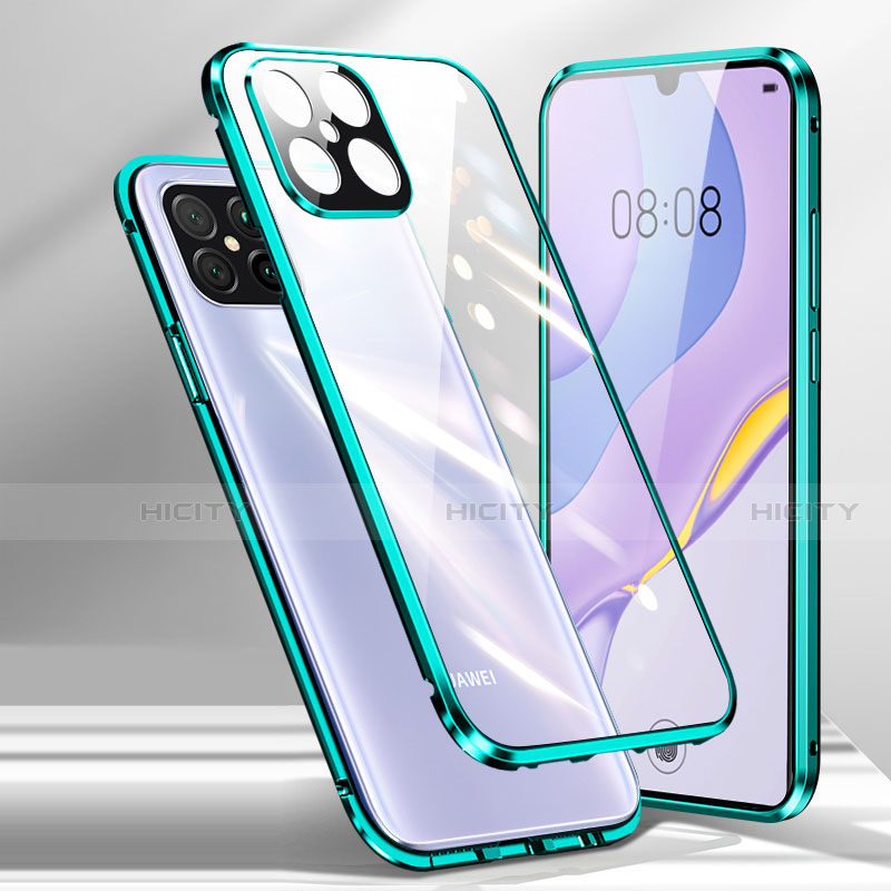 Funda Bumper Lujo Marco de Aluminio Espejo 360 Grados Carcasa M01 para Huawei Nova 8 SE 5G