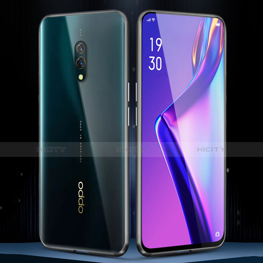 Funda Bumper Lujo Marco de Aluminio Espejo 360 Grados Carcasa M01 para Oppo Realme X