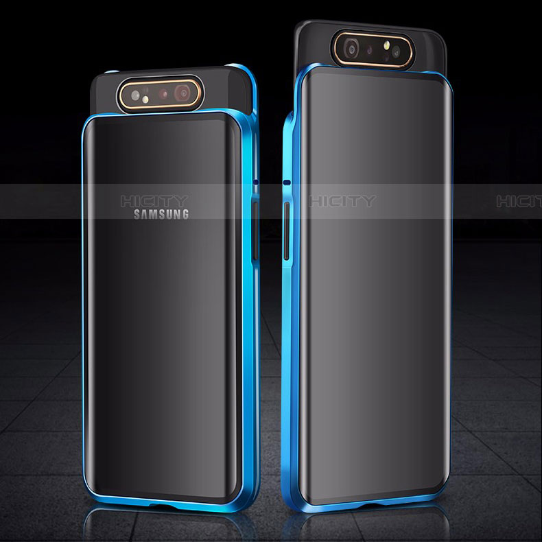 Funda Bumper Lujo Marco de Aluminio Espejo 360 Grados Carcasa M01 para Samsung Galaxy A90 4G