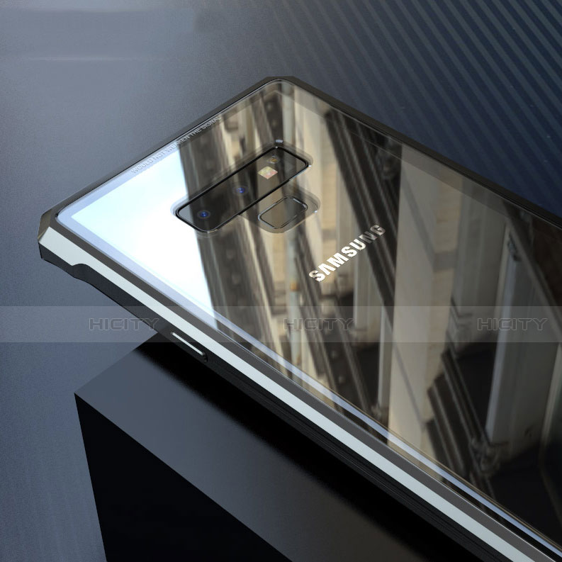 Funda Bumper Lujo Marco de Aluminio Espejo 360 Grados Carcasa M01 para Samsung Galaxy Note 9