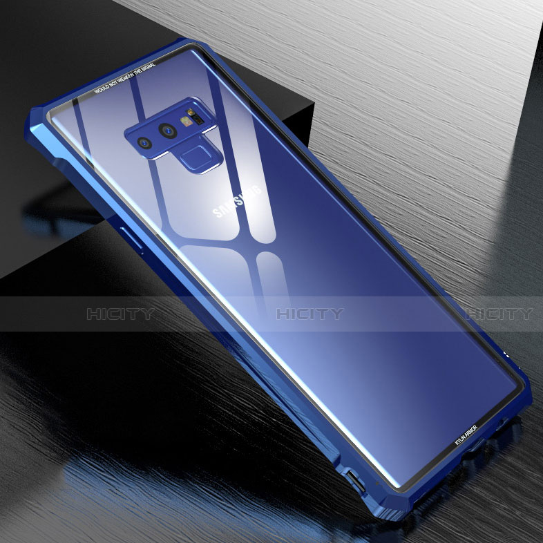 Funda Bumper Lujo Marco de Aluminio Espejo 360 Grados Carcasa M01 para Samsung Galaxy Note 9