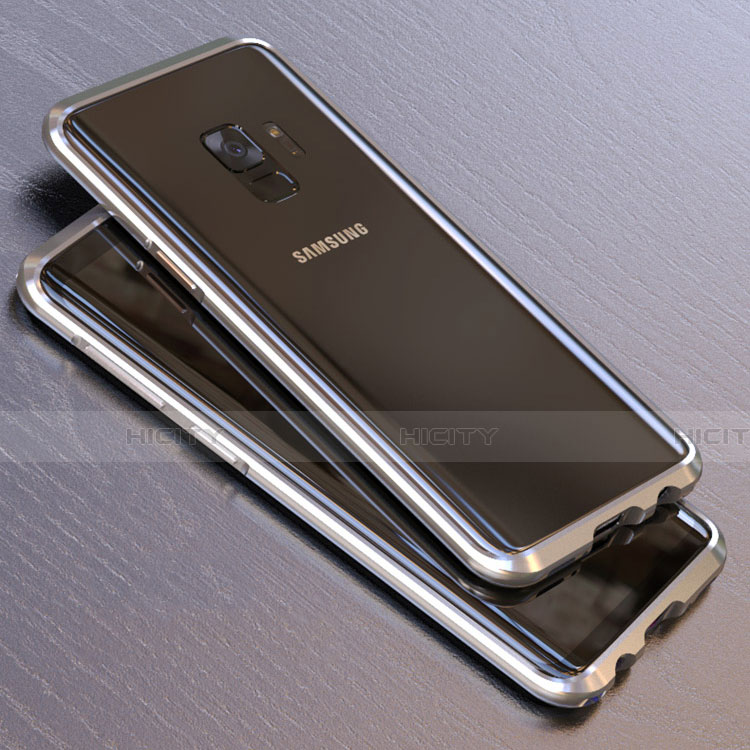 Funda Bumper Lujo Marco de Aluminio Espejo 360 Grados Carcasa M01 para Samsung Galaxy S9