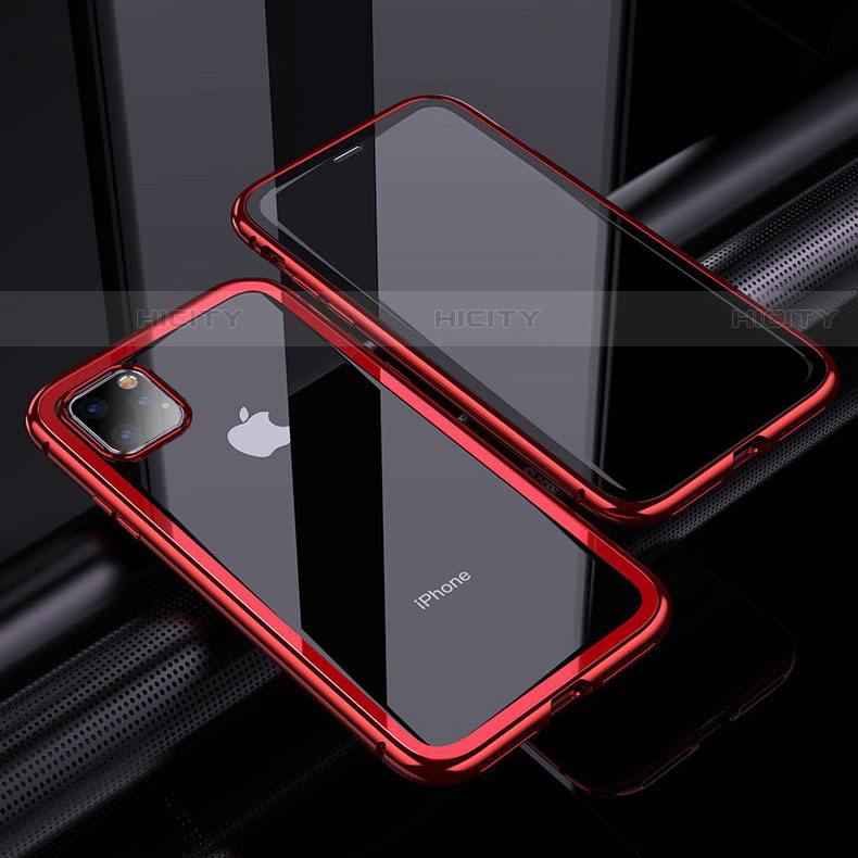 Funda Bumper Lujo Marco de Aluminio Espejo 360 Grados Carcasa M02 para Apple iPhone 11 Pro