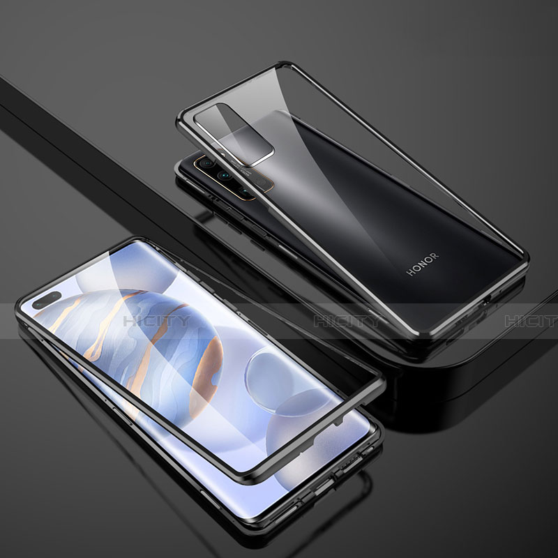 Funda Bumper Lujo Marco de Aluminio Espejo 360 Grados Carcasa M02 para Huawei Honor 30 Pro