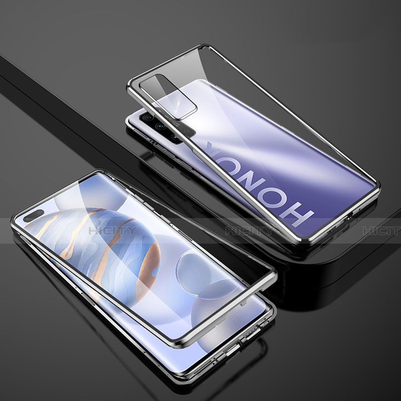 Funda Bumper Lujo Marco de Aluminio Espejo 360 Grados Carcasa M02 para Huawei Honor 30 Pro+ Plus