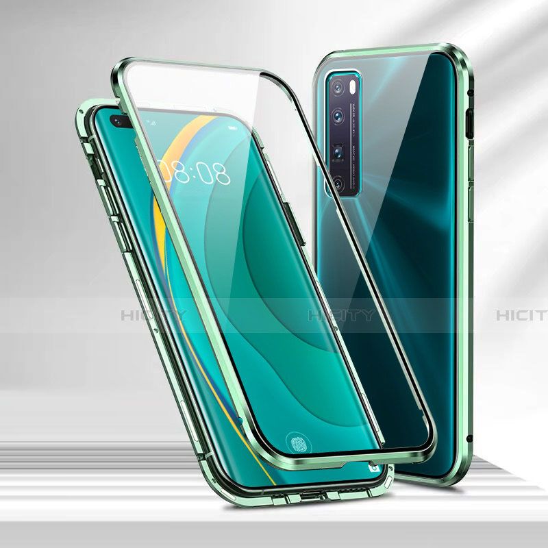 Funda Bumper Lujo Marco de Aluminio Espejo 360 Grados Carcasa M02 para Huawei Nova 7 Pro 5G