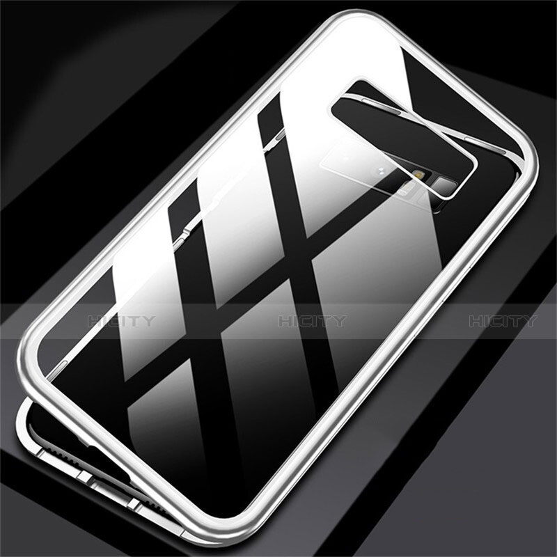 Funda Bumper Lujo Marco de Aluminio Espejo 360 Grados Carcasa M02 para Samsung Galaxy Note 8
