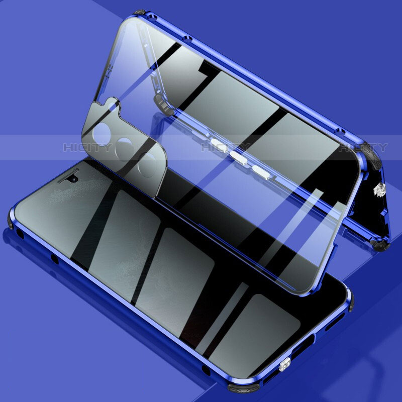 Funda Bumper Lujo Marco de Aluminio Espejo 360 Grados Carcasa M02 para Samsung Galaxy S21 FE 5G