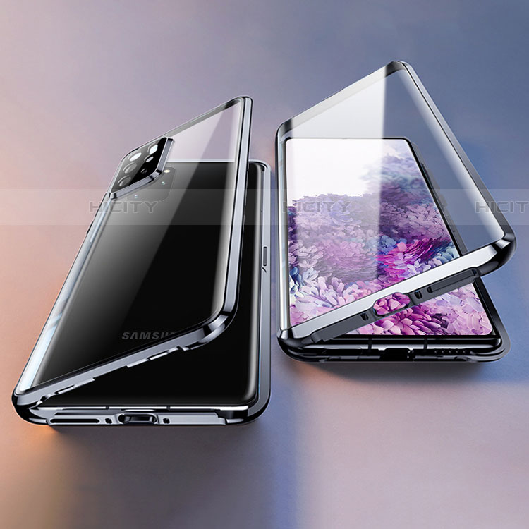 Funda Bumper Lujo Marco de Aluminio Espejo 360 Grados Carcasa M02 para Samsung Galaxy S21 Ultra 5G