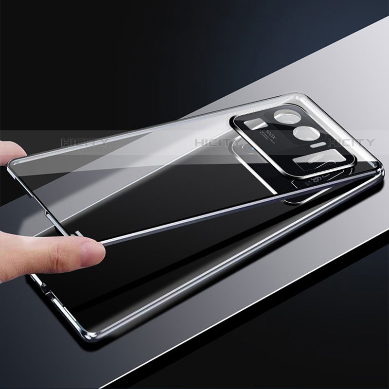 Funda Bumper Lujo Marco de Aluminio Espejo 360 Grados Carcasa M02 para Xiaomi Mi 11 Ultra 5G