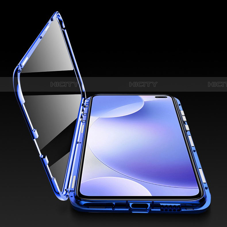 Funda Bumper Lujo Marco de Aluminio Espejo 360 Grados Carcasa M02 para Xiaomi Poco X2