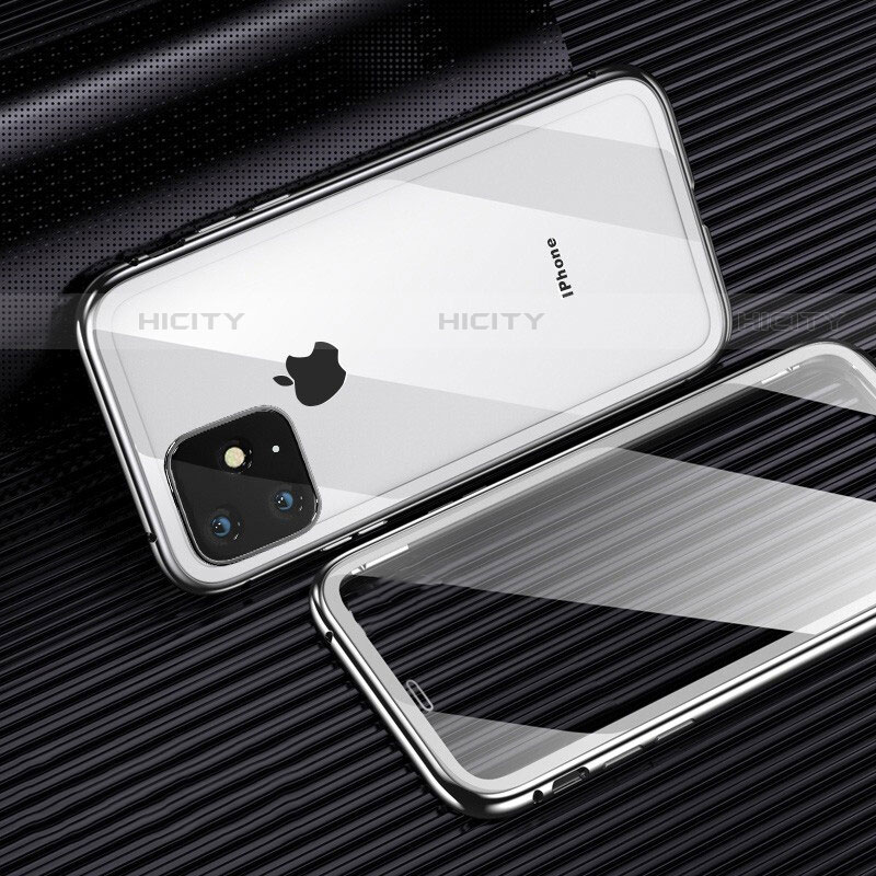 Funda Bumper Lujo Marco de Aluminio Espejo 360 Grados Carcasa M03 para Apple iPhone 11 Pro