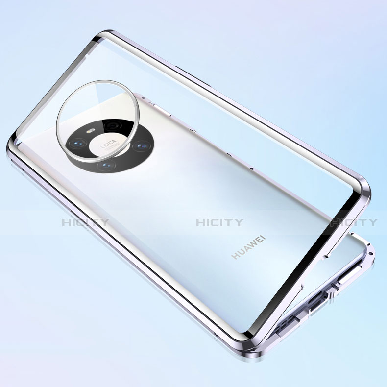 Funda Bumper Lujo Marco de Aluminio Espejo 360 Grados Carcasa M03 para Huawei Mate 40E Pro 5G