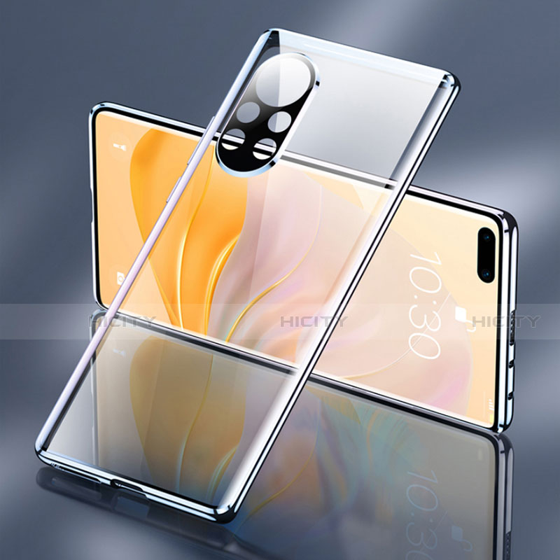 Funda Bumper Lujo Marco de Aluminio Espejo 360 Grados Carcasa M03 para Huawei Nova 8 Pro 5G