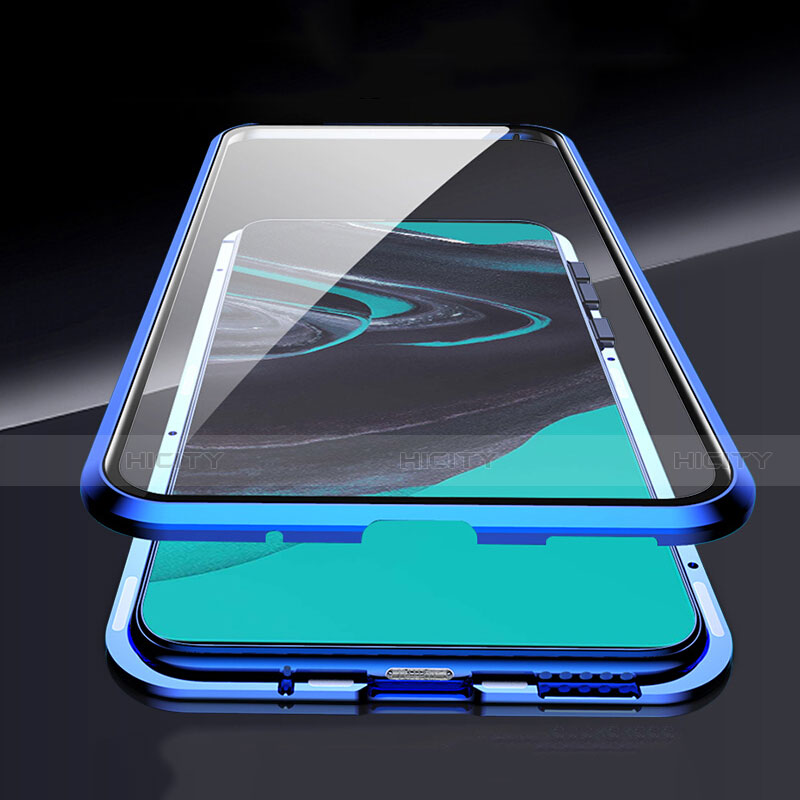 Funda Bumper Lujo Marco de Aluminio Espejo 360 Grados Carcasa M03 para Oppo Reno2